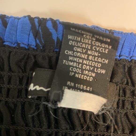 Lane Bryant Dress Womens 26/28 Maxi Strapless Spring Summer Smocked Flowy Long - Picture 11 of 11